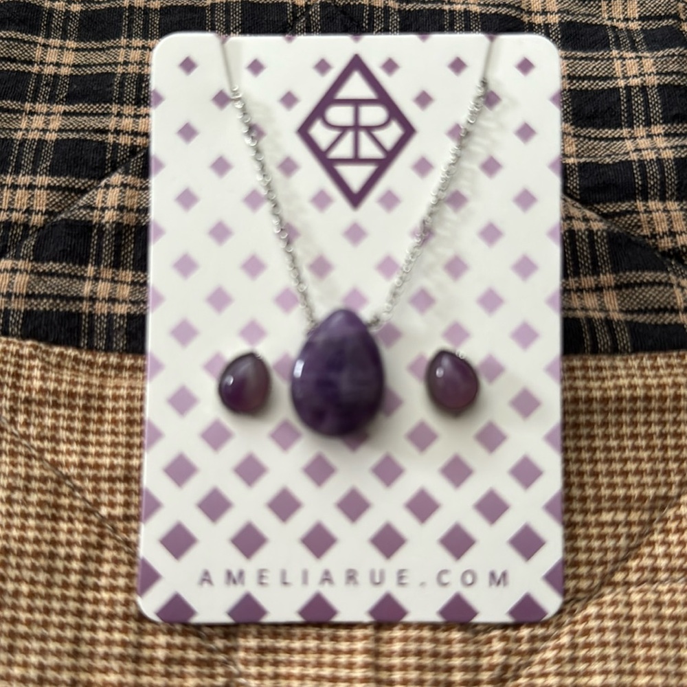 Necklace and Earring Set💜